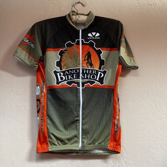 Voler Other - Voler Men Medium Race Raglan Zip Up Short Sleeve Another Bike Shop Cycling Shirt